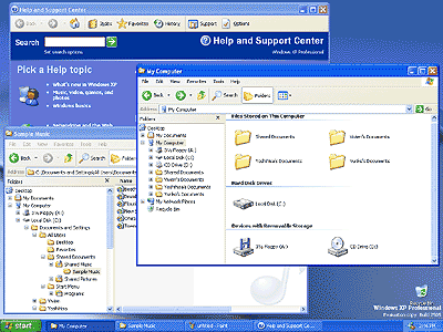 Windows XP̃fXNgbv